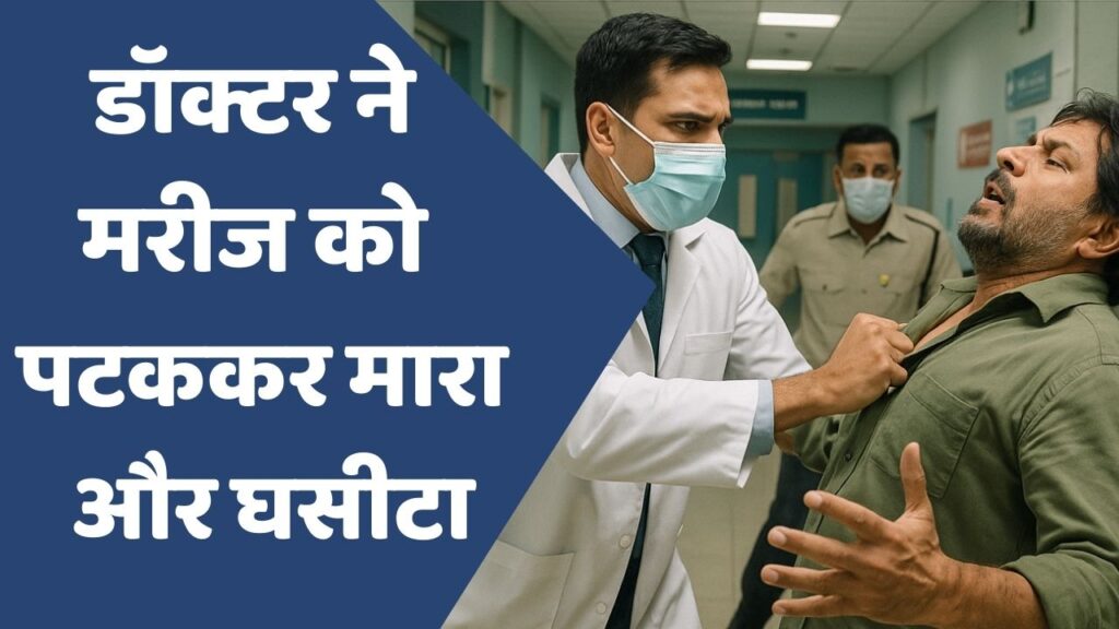 MP News : डॉक्टर ने मरीज को पटककर मारा और घसीटा,वीडियो वायरल