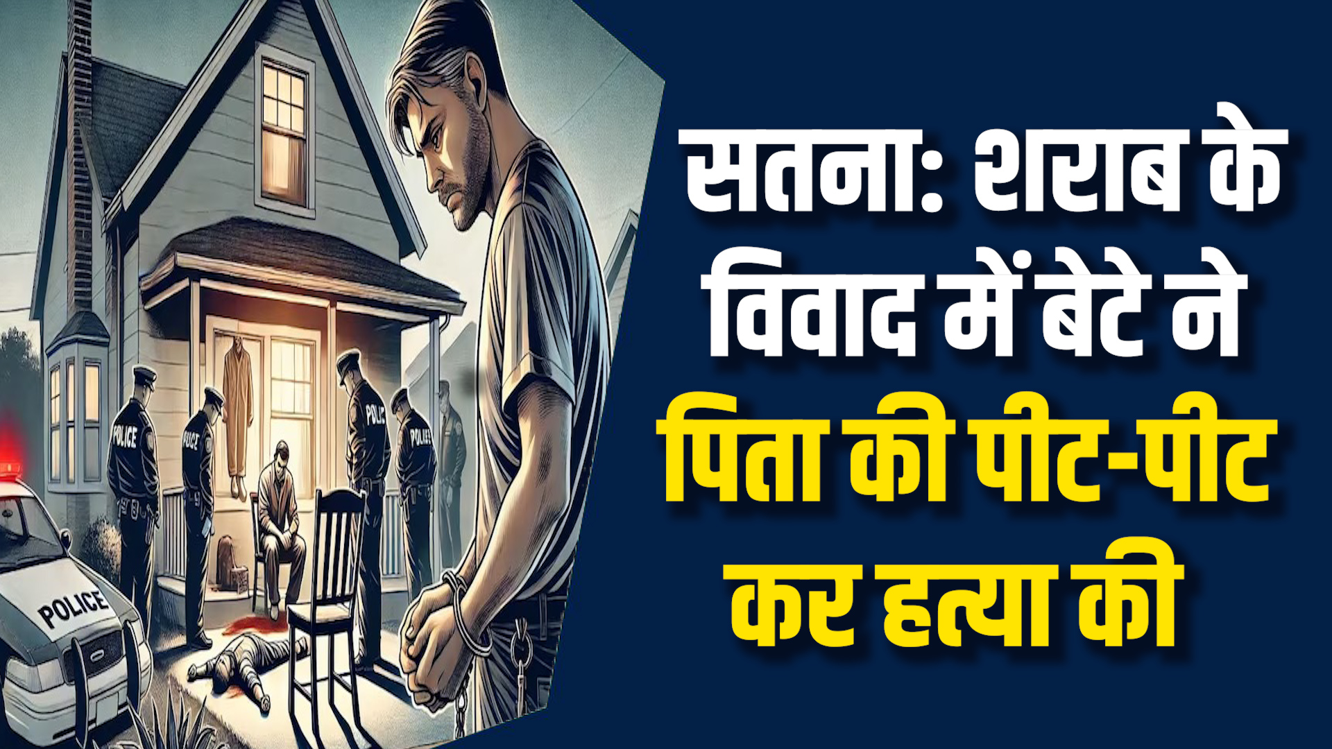Satna News: सतना में शराब के विवाद ने लिया जानलेवा रूप, बेटे ने पिता को मार डाला