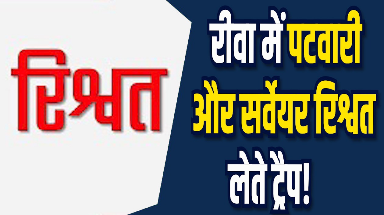 Rewa News: रीवा लोकायुक्त टीम की बड़ी कार्रवाई, रिश्वत लेते पटवारी और सर्वेयर ट्रैप
