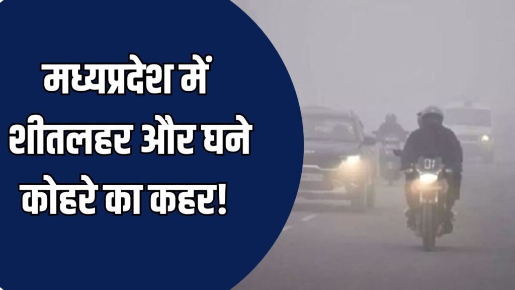 MP News: मध्यप्रदेश में शीतलहर और घने कोहरे का कहर, दृश्यता 50 मीटर तक घटी