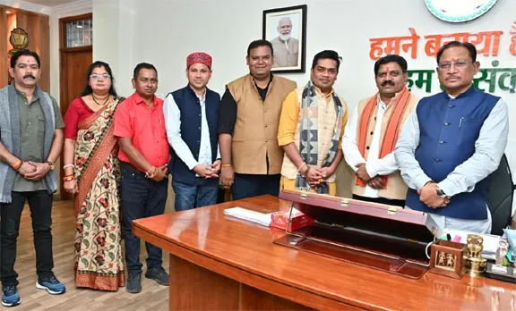 CG News: मुख्यमंत्री से रायपुर प्रेस क्लब के नवनिर्वाचित पदाधिकारियों की बैठक