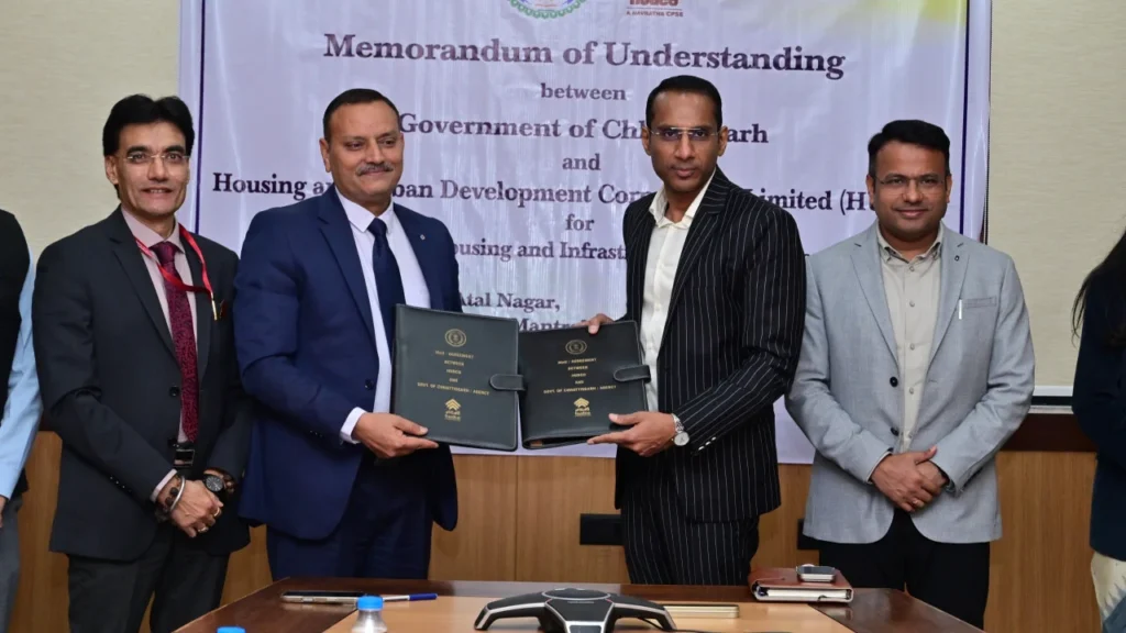CG News: छत्तीसगढ़ सरकार और हुडको के बीच एमओयू, विकास को नई रफ्तार