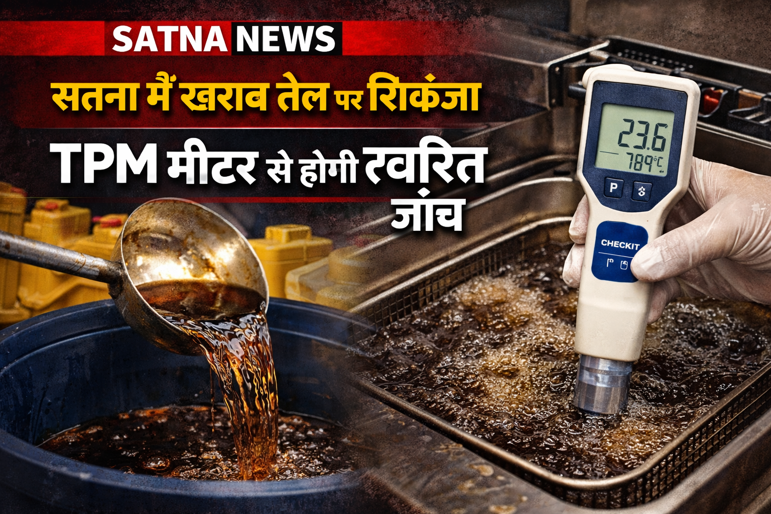 Satna News: सतना में खराब तेल पर शिकंजा, TPM मीटर से होगी त्वरित जांच