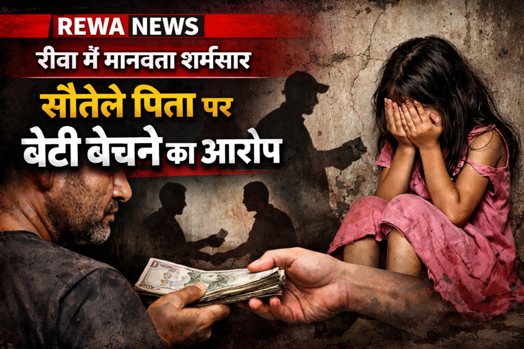 Rewa News: रीवा में मानवता शर्मसार, सौतेले पिता पर बेटी बेचने का आरोप