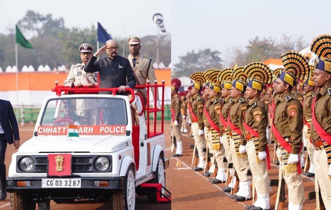CG News: राजधानी में मनाया गया 77वां गणतंत्र दिवस, राज्यपाल रमेन डेका ने किया मुख्य समारोह का नेतृत्व