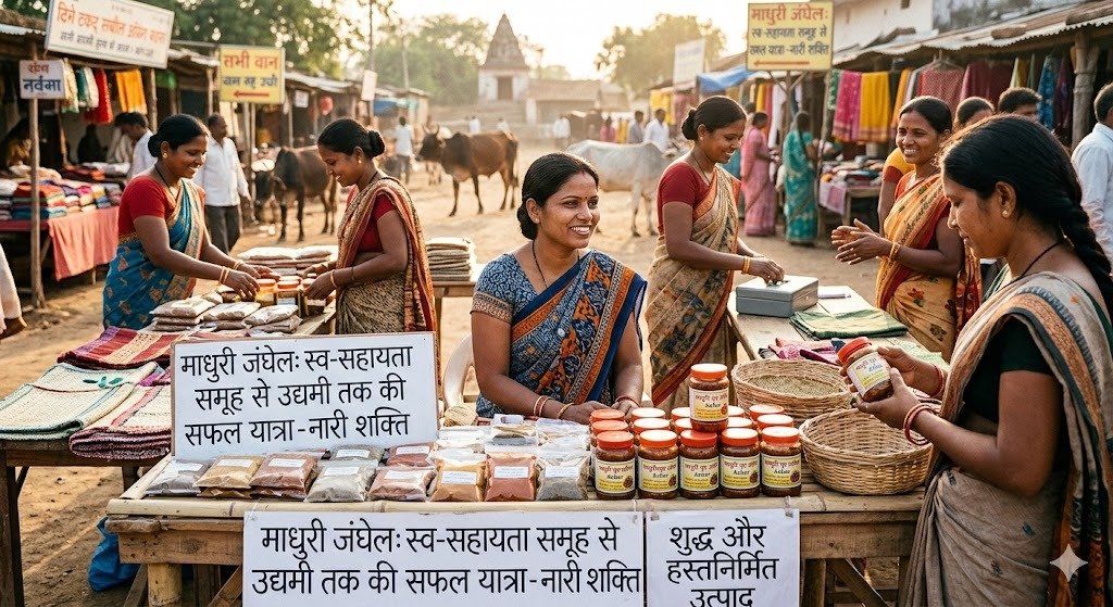 CG News: स्व-सहायता समूह से बदली तकदीर, माधुरी जंघेल बनीं सफल महिला उद्यमी