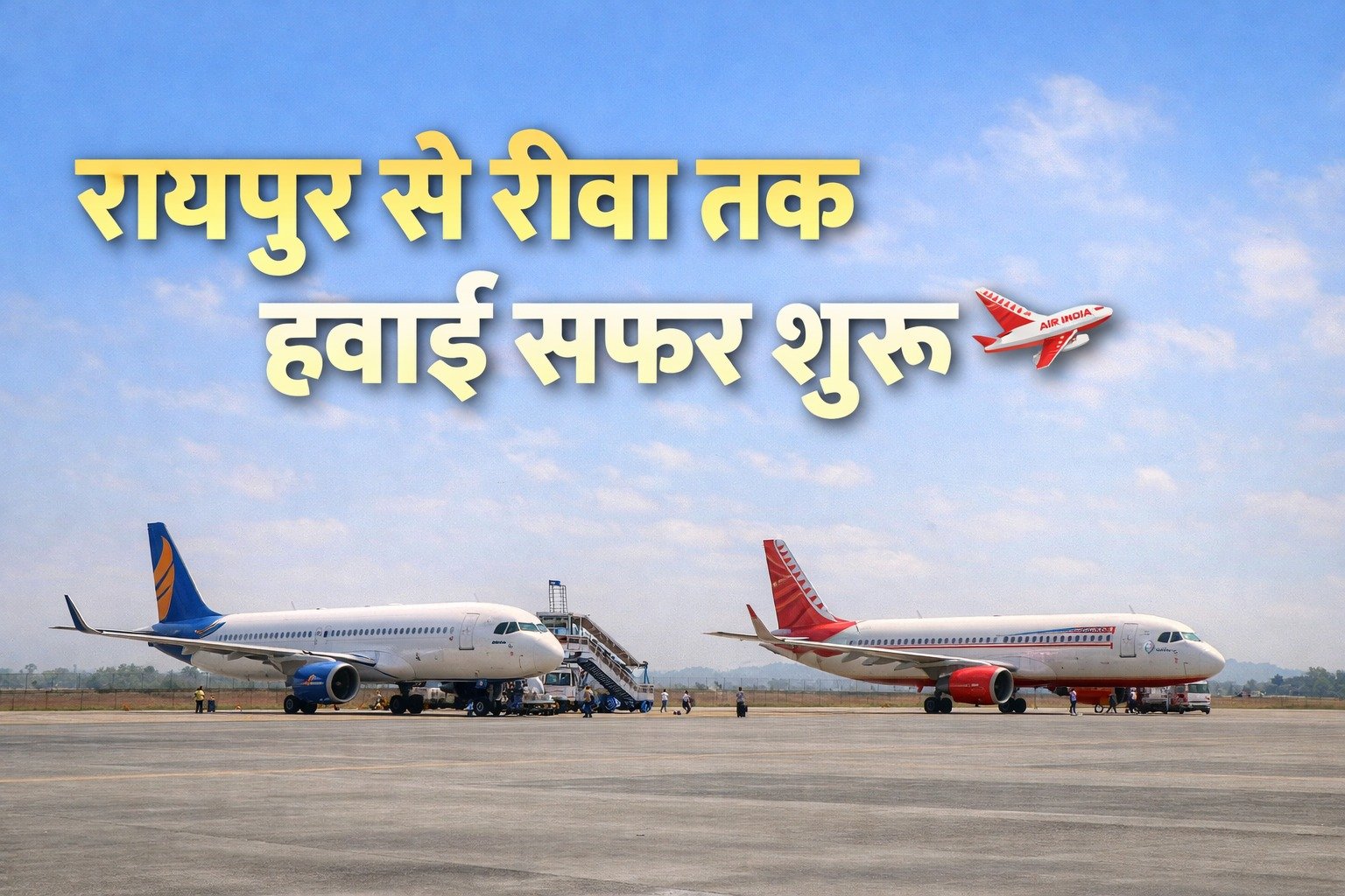 CG News: रायपुर से रीवा तक हवाई सफर शुरू, व्यापार और पर्यटन को मिलेगा बड़ा बढ़ावा