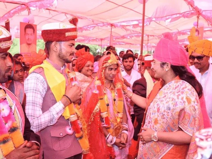 Satna News: सतना में मुख्यमंत्री कन्या विवाह योजना के तहत 200 जोड़ों का सामूहिक विवाह