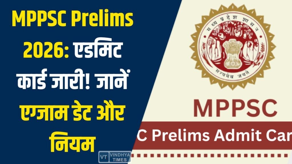 MP News: MPPSC राज्य सेवा परीक्षा 2026: 26 अप्रैल को होगी प्रीलिम्स, एडमिट कार्ड जारी