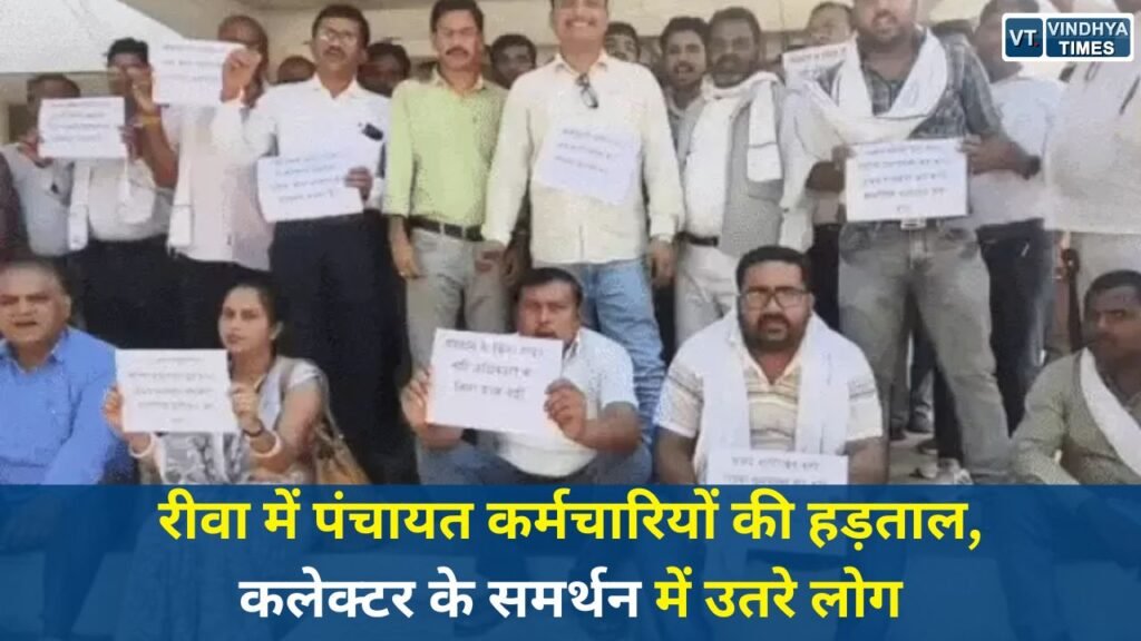 Rewa News: त्योंथर जनपद पंचायत में कर्मचारियों की कलमबंद हड़ताल, कलेक्टर की सख्ती पर छिड़ी बहस
