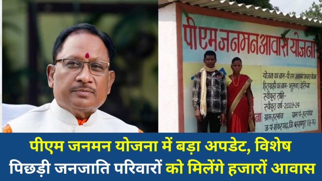 CG News: पीएम जनमन योजना में बड़ा अपडेट, विशेष पिछड़ी जनजाति परिवारों को मिलेंगे हजारों आवास