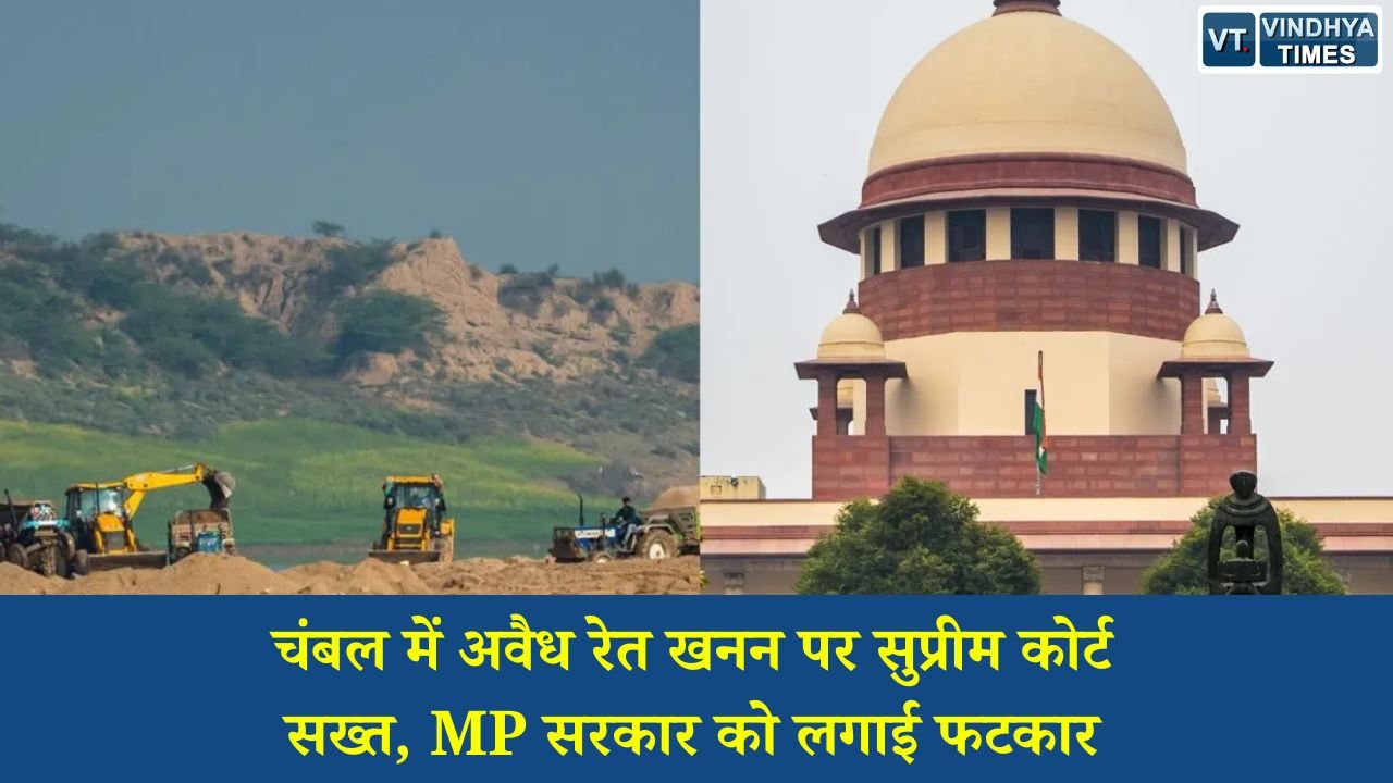 MP News: मुरैना के चंबल घड़ियाल अभयारण्य में अवैध रेत खनन पर सुप्रीम कोर्ट नाराज, MP सरकार से मांगा जवाब