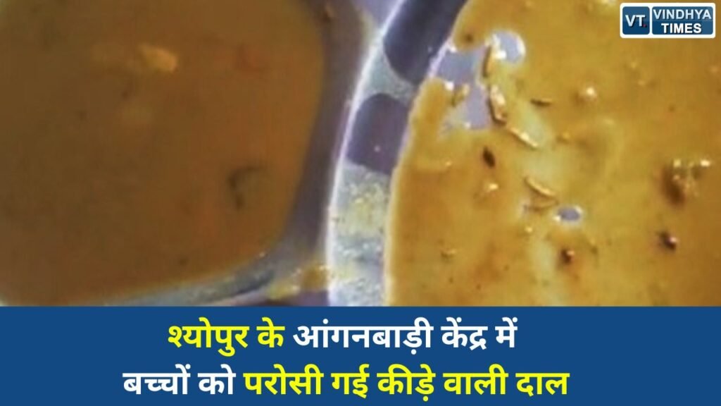 MP News: श्योपुर के आंगनबाड़ी केंद्र में बच्चों को परोसी गई कीड़े वाली दाल, वीडियो वायरल होने पर मचा हड़कंप