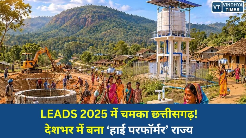 CG News: छत्तीसगढ़ मॉडल को मिली राष्ट्रीय पहचान, LEADS 2025 में बना ‘हाई परफॉर्मर’ राज्य