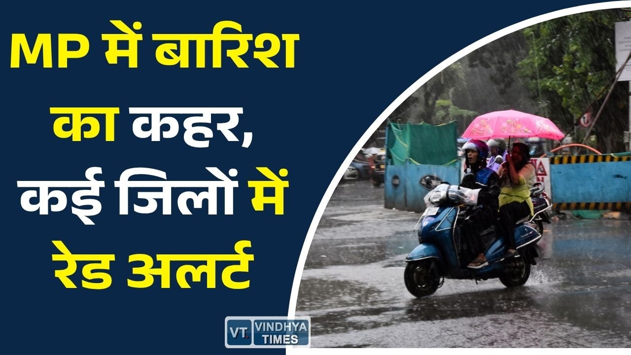 MP News: मध्य प्रदेश में झमाझम बारिश, बड़वानी में सबसे ज्यादा बारिश, कई जिलों में रेड अलर्ट