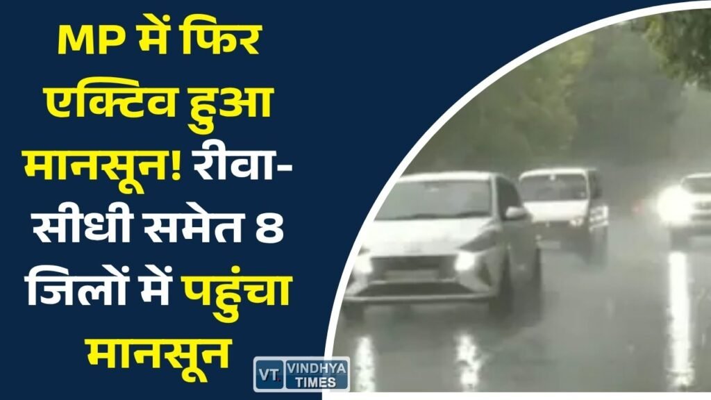 MP News: 6 दिन की सुस्ती के बाद फिर सक्रिय हुआ मानसून, रीवा-सीधी समेत 8 जिलों में पहुंचा