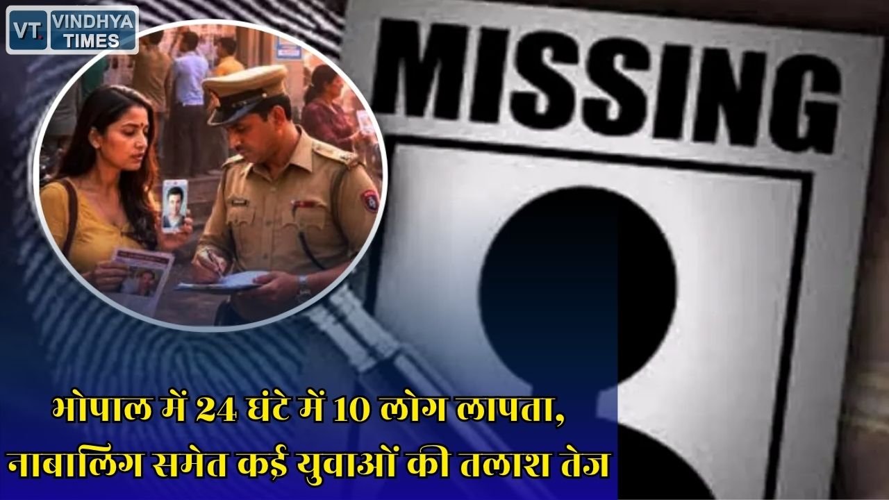 MP News: भोपाल में बढ़ी गुमशुदगी की घटनाएं, 24 घंटे में 10 लोग लापता, पुलिस जांच में जुटी
