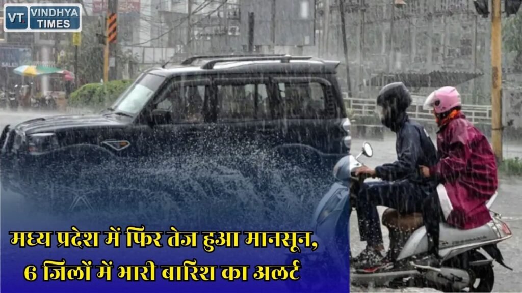 MP News: MP में मानसून ने पकड़ी रफ्तार, कई जिलों में भारी बारिश की चेतावनी, जानिए मौसम का नया अपडेट