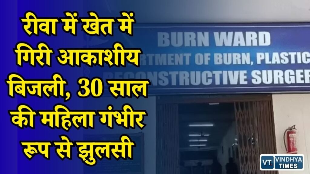 Rewa News: रायपुर कर्चुलियान में आकाशीय बिजली का कहर, मवेशी चराने गई महिला झुलसी