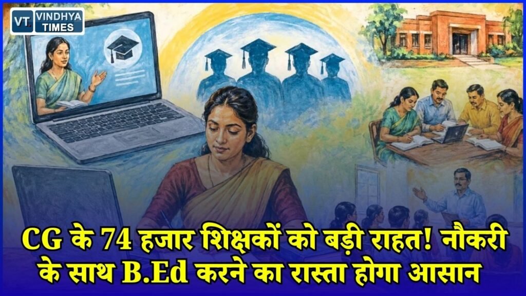 CG News: 74 हजार शिक्षकों के लिए B.Ed ब्रिज कोर्स का प्रस्ताव, नौकरी के साथ पढ़ाई का मिलेगा मौका