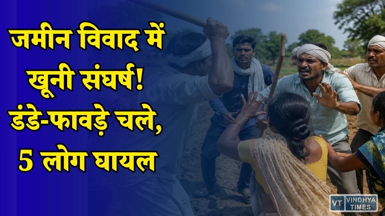 Rewa News: मऊगंज में जमीन विवाद ने लिया हिंसक रूप, दो पक्षों में खूनी संघर्ष, पांच लोग घायल