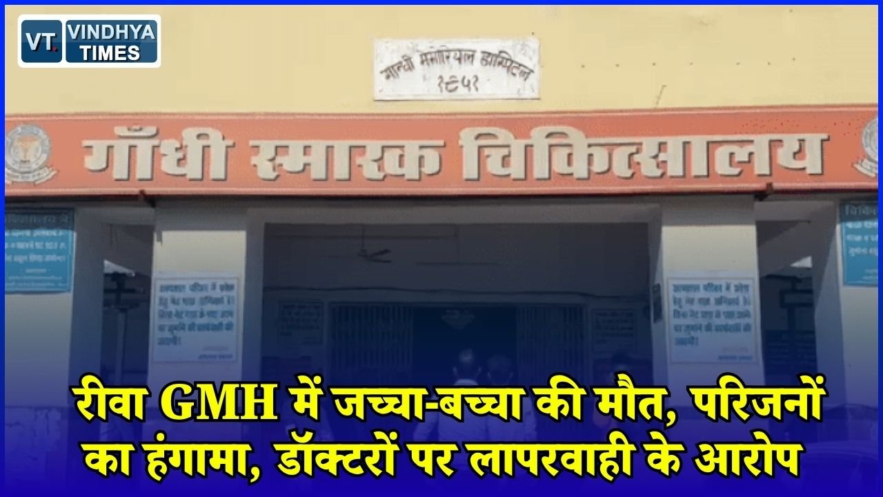 Rewa News: रीवा के गांधी स्मृति चिकित्सालय में डिलीवरी के दौरान जच्चा-बच्चा की मौत, परिजनों ने की कार्रवाई की मांग