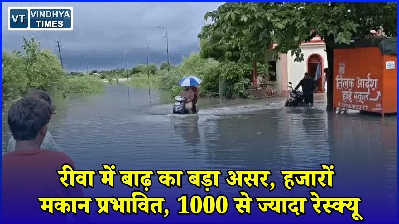 Rewa News: रीवा में बाढ़ से तबाही, हजारों घरों में घुसा पानी, गर्भवती महिला और नवजातों का रेस्क्यू