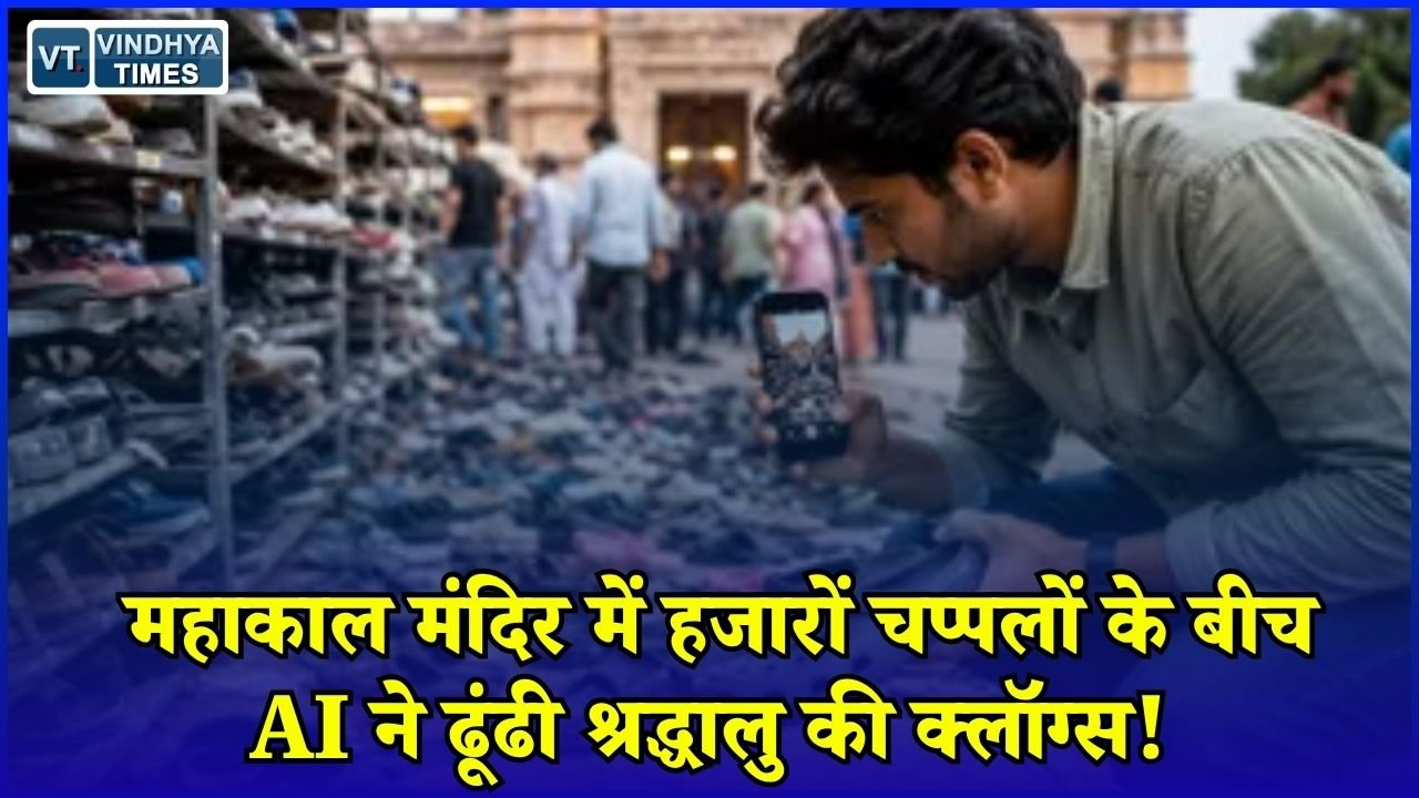 MP News: महाकाल मंदिर में चप्पल ढूंढने का अनोखा तरीका, ChatGPT ने हजारों जोड़ों में खोज निकाली क्लॉग्स