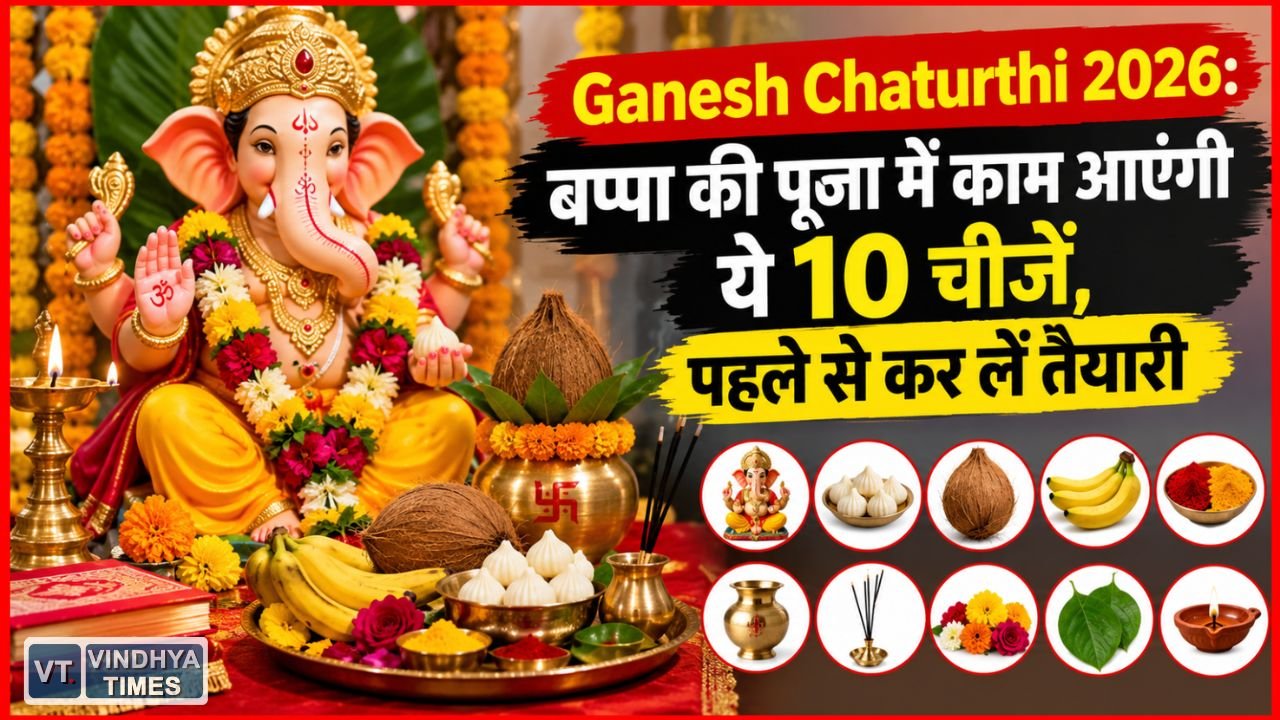 Ganesh Chaturthi 2026: घर में गणपति स्थापना से पहले तैयार रखें पूजा सामग्री की पूरी लिस्ट