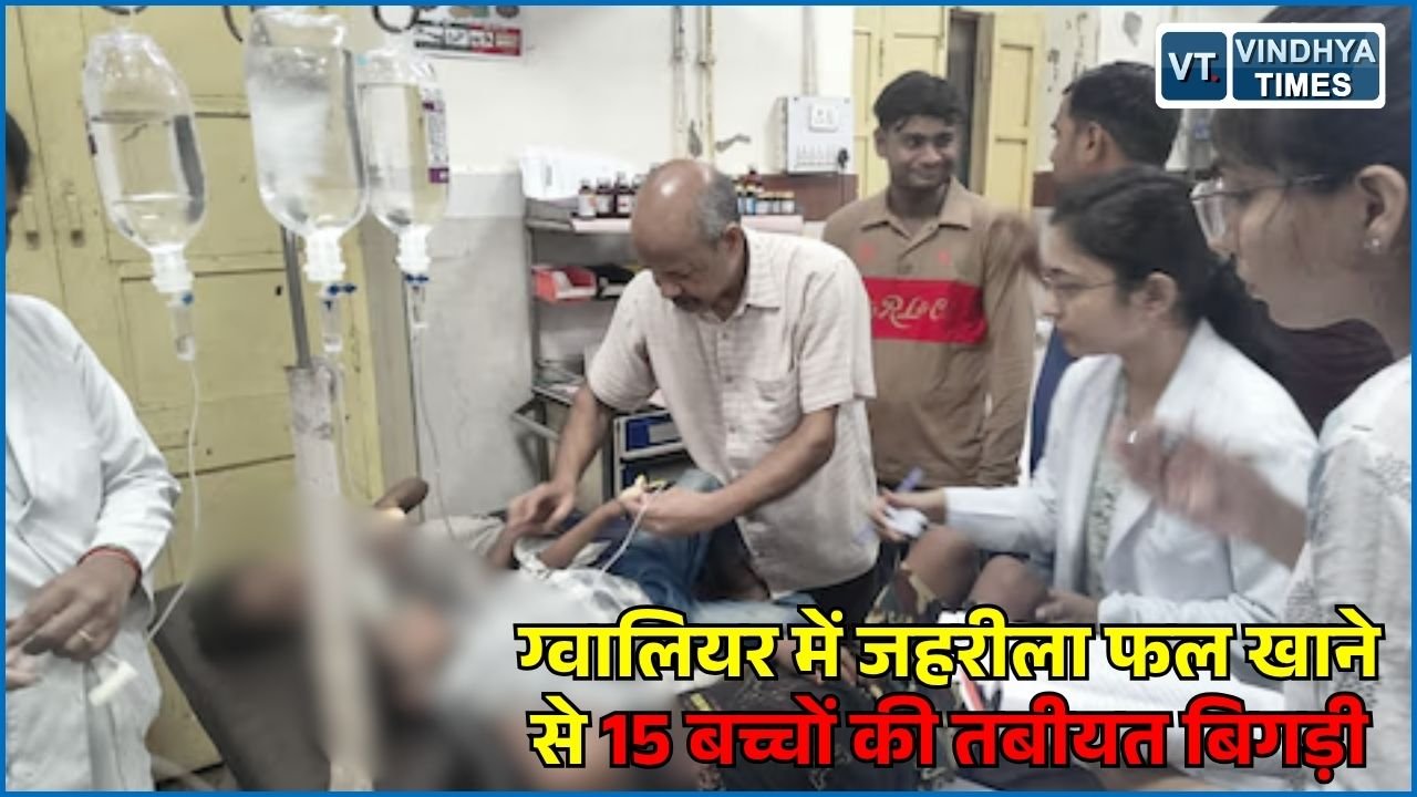 MP News: ग्वालियर के सिरसौद में जहरीला फल खाने से 15 बच्चों की हालत बिगड़ी, 2 की स्थिति गंभीर
