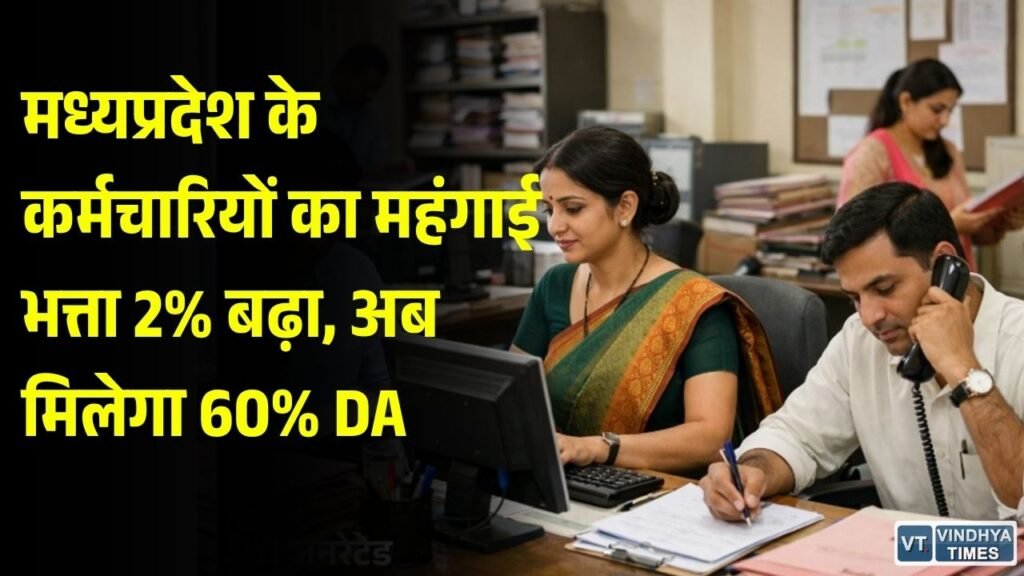 MP DA Hike: मध्यप्रदेश के कर्मचारियों का महंगाई भत्ता 2% बढ़ा, अब मिलेगा 60% DA