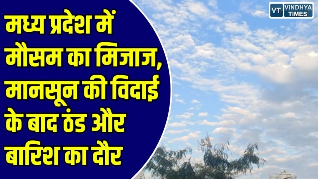 MP Weather: 20 अक्टूबर से बढ़ेगी रात की ठंड, ग्वालियर-चंबल और रीवा संभाग में बदला मौसम का मिजाज
