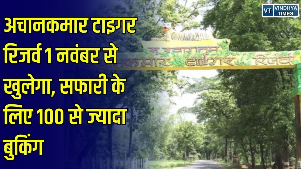 CG News: अचानकमार टाइगर रिजर्व में 1 नवंबर से फिर शुरू होगी सफारी, जिप्सी और रिसॉर्ट की बुकिंग को लेकर पर्यटकों में उत्साह